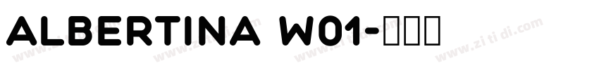 Albertina W01字体转换
